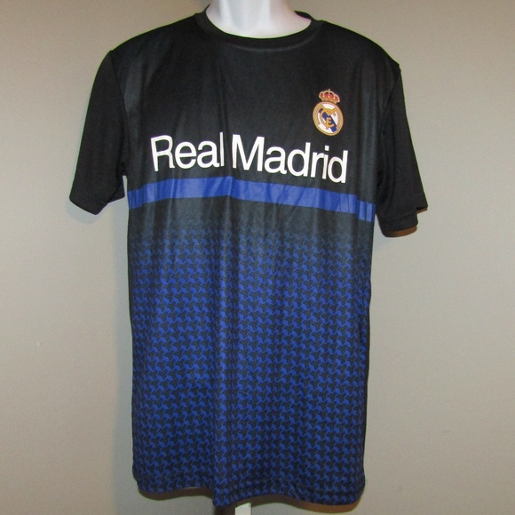 real madrid jersey black and blue
